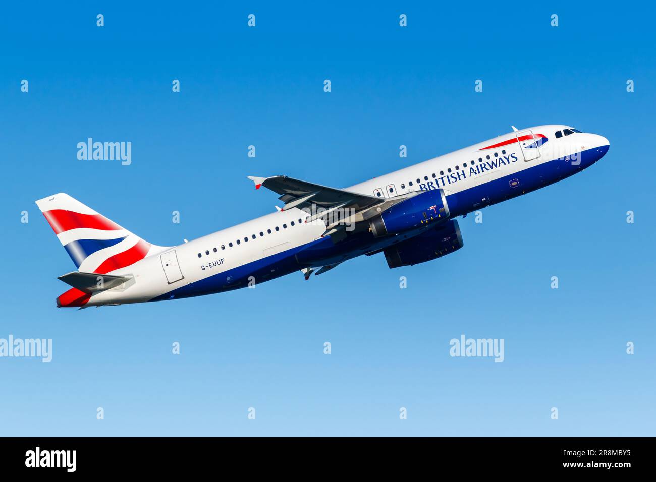 Split, Croatia - May 31, 2023: British Airways Airbus A320 airplane at