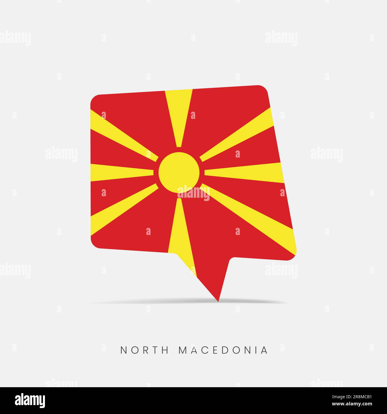 North macedonia map Stock Vector Images - Alamy 