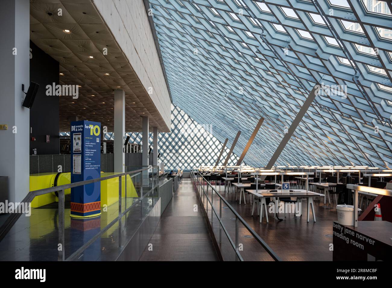Seattle Central Library, designed by OMA Stock Photo