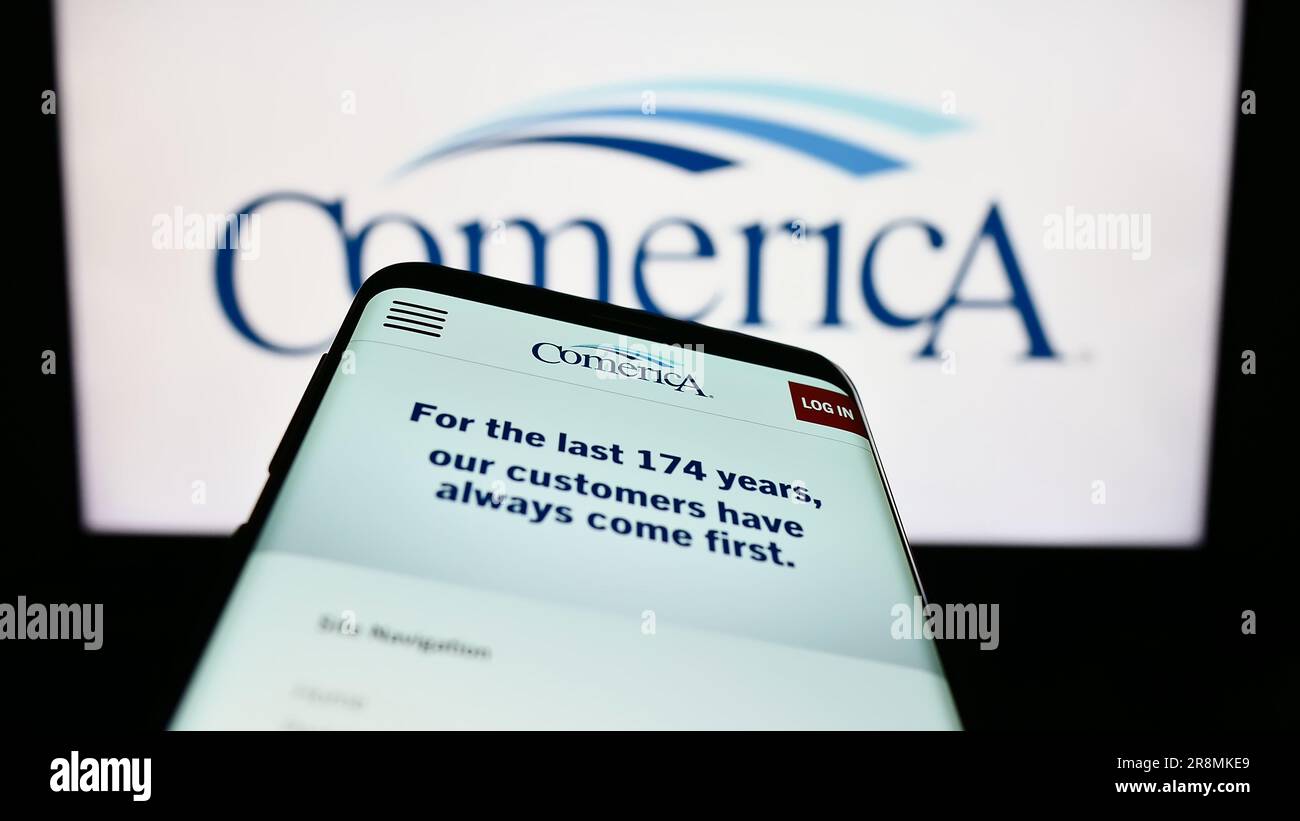 Comerica logo hi-res stock photography and images - Alamy