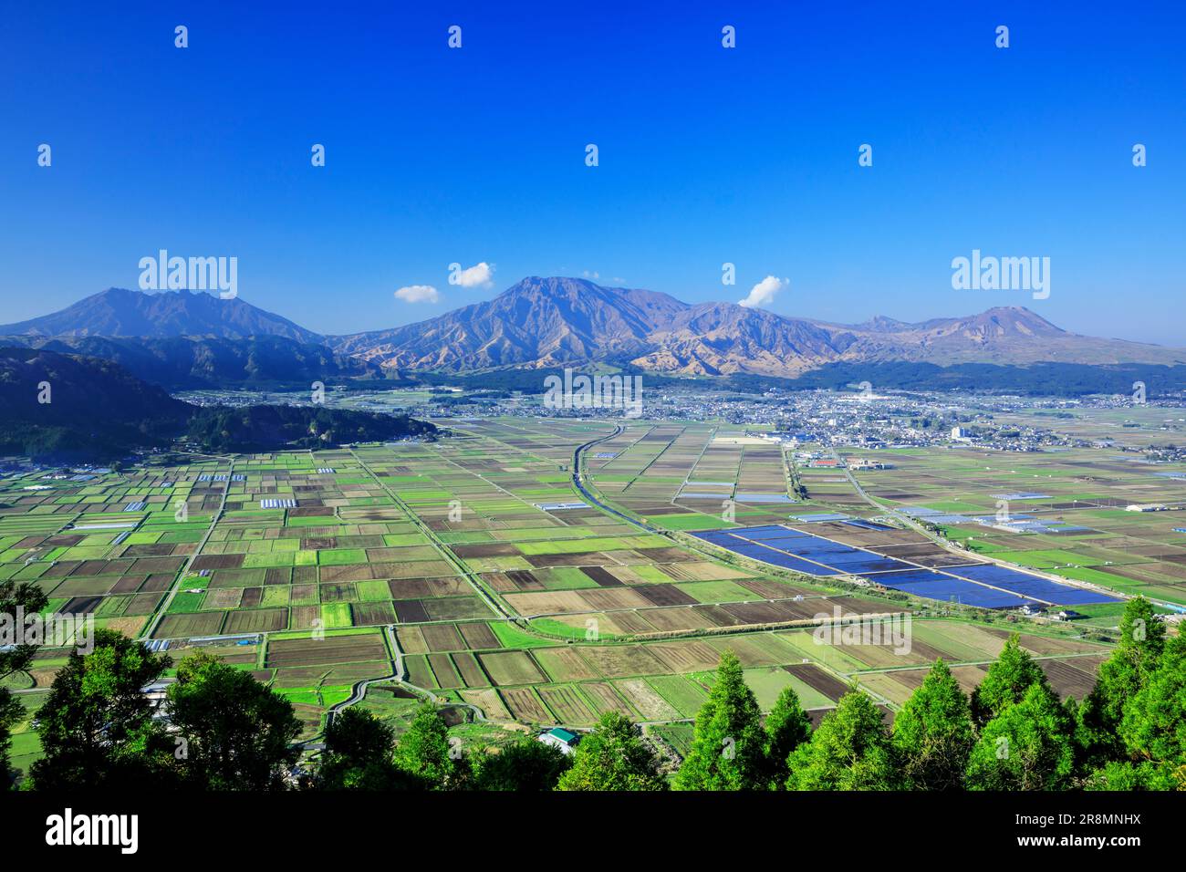 Mt. Aso and the Aso Basin Stock Photo - Alamy