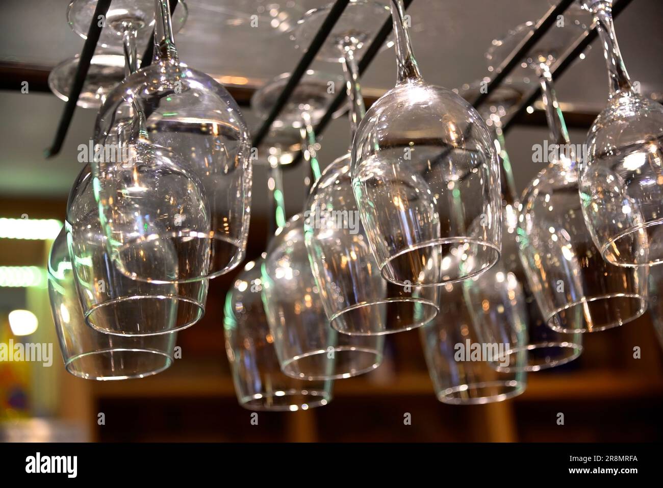 wine glasses Stock Photo