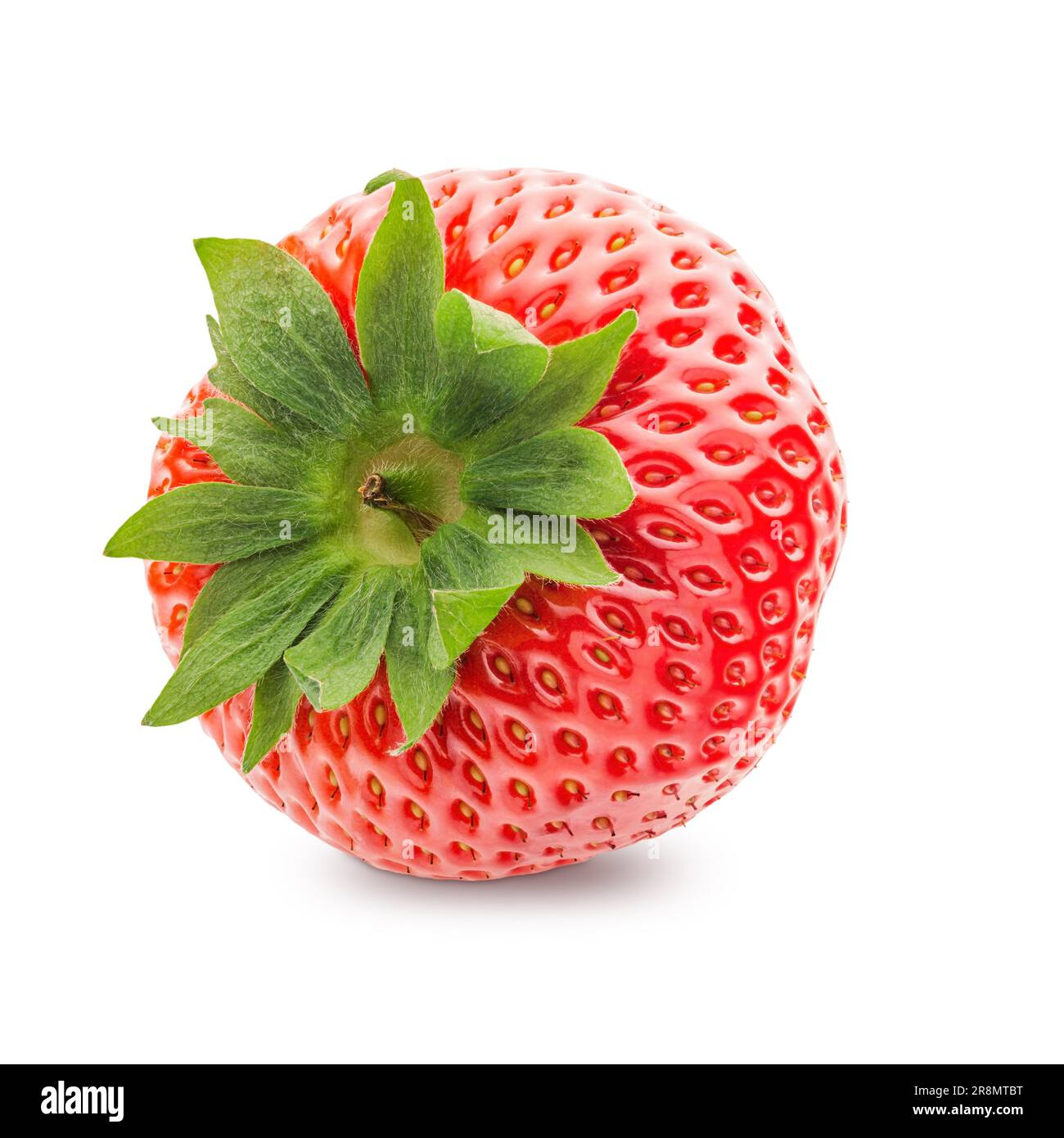 Strawberry isolated on white background Stock Photo - Alamy