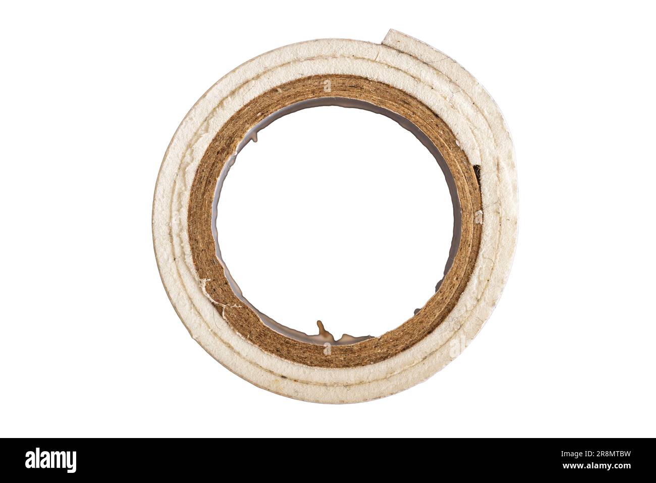 Circle shape adhesive tape isolated on white background Stock Photo Alamy