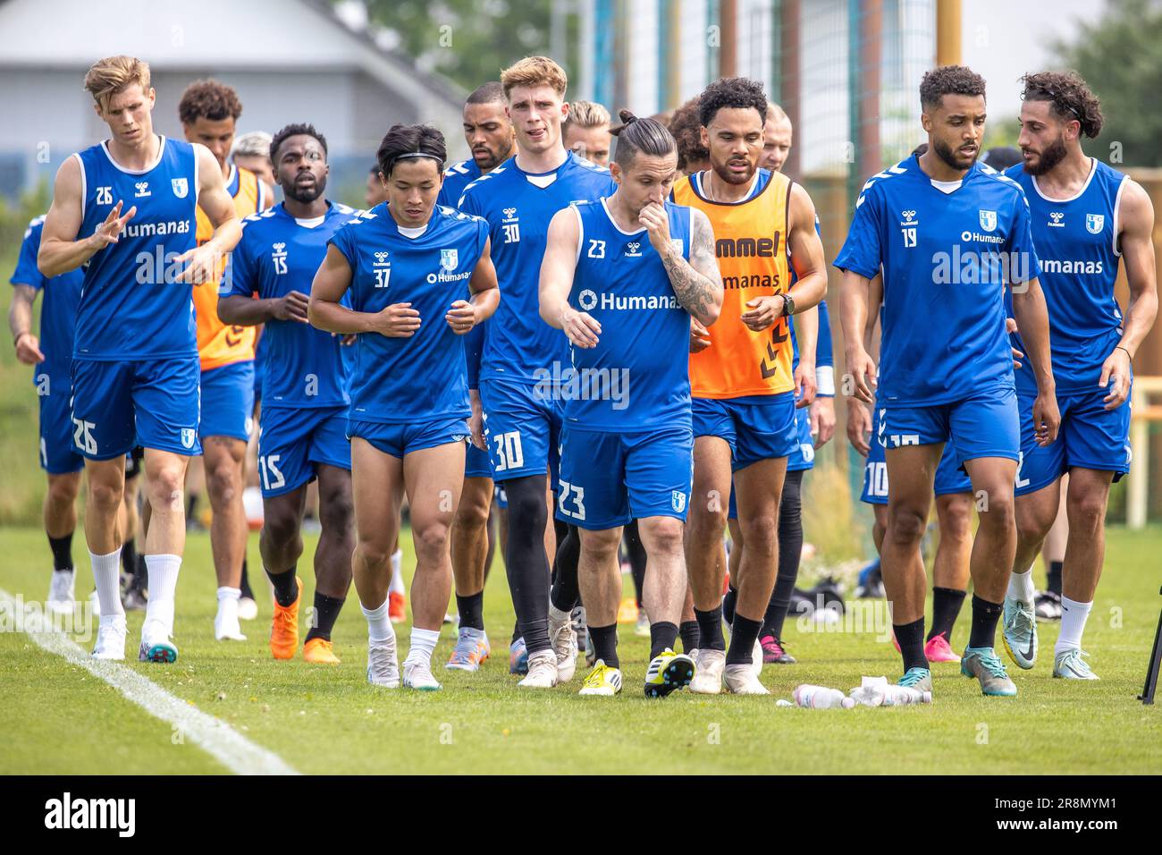 Magdeburg, Germany. 22nd June, 2023. Soccer: Start of training for
