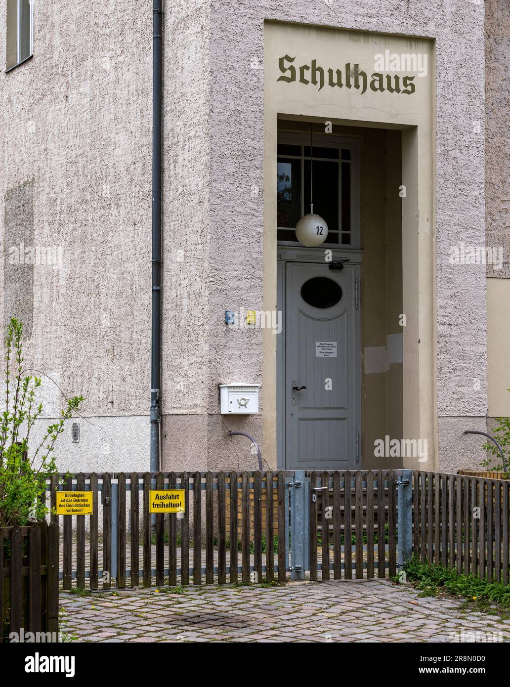 Former Schoolhouse In Village Lübars, Berlin, Germany Stock Photo