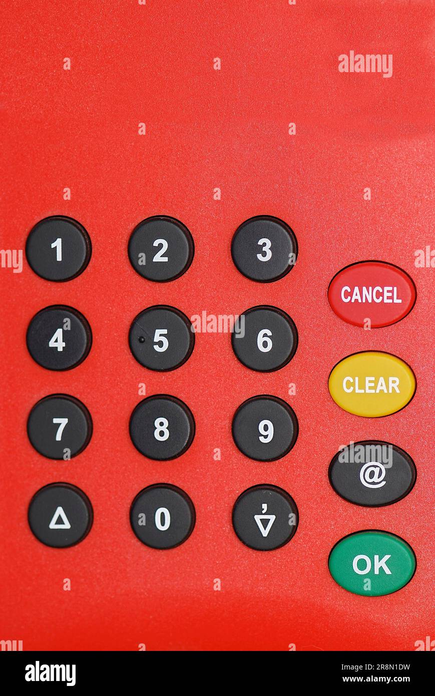 Details of a chipcard reader for banking Stock Photo Alamy