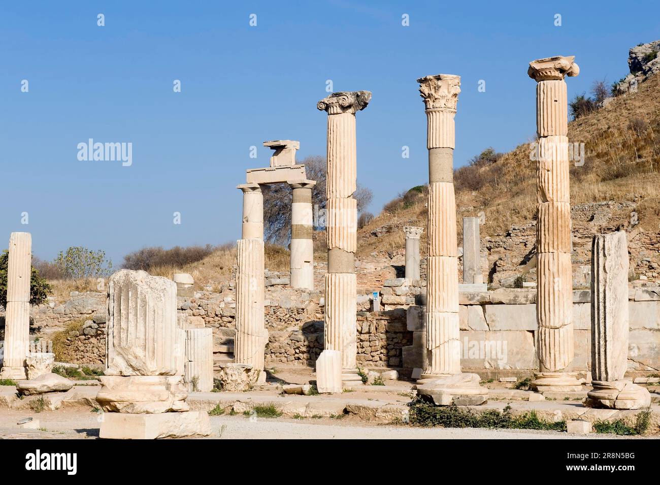 Prytaneion, Artemis Temple, Ephesus, Turkey Stock Photo