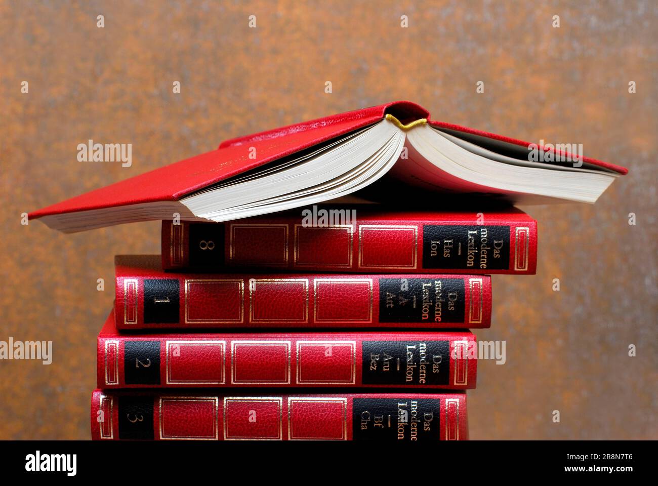 Encyclopedias reference book books information knowledge stock