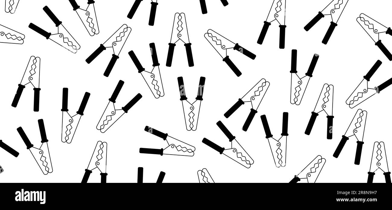 Cartoon jumper cable or jumper lead for car. Booster cable icon. Plus