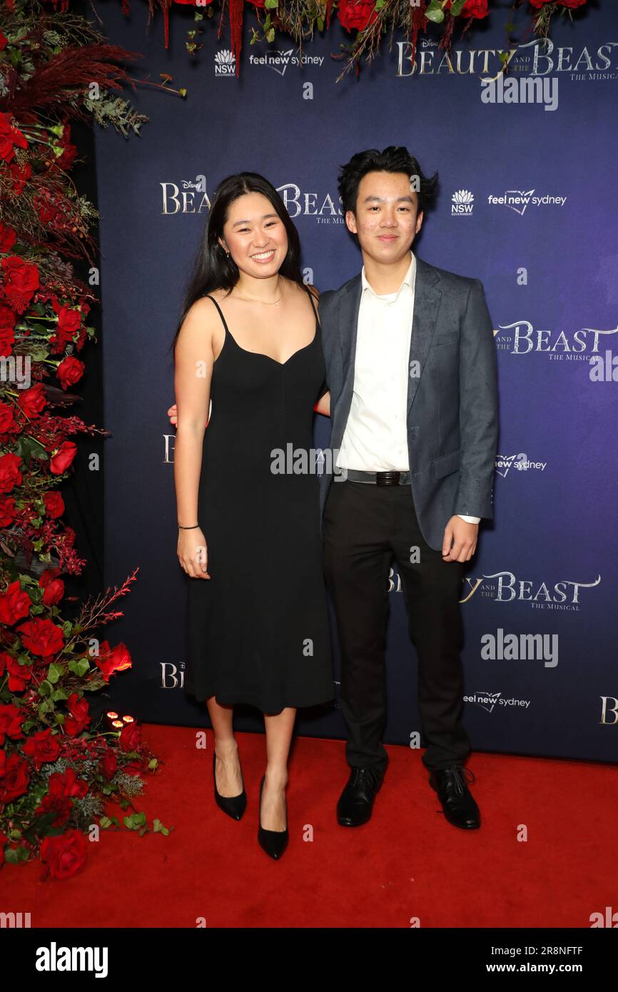 Sydney, Australia. 22nd June 2023. Disney Beauty and the Beast the musical Australian Premiere Sydney, Australia. 22nd June 2023. Disney Beauty and the Beast the musical Australian Premiere