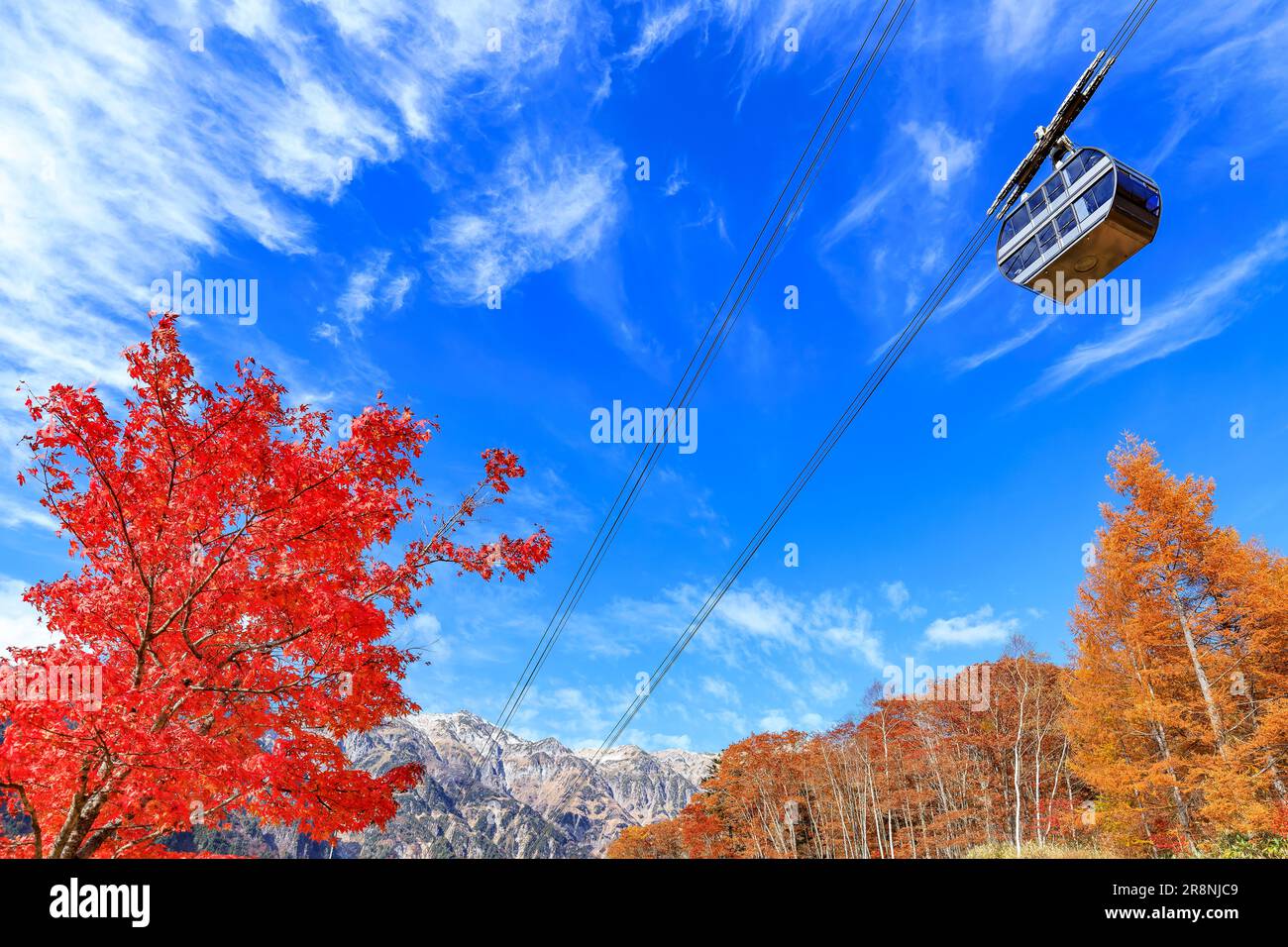 Shin Hotaka Ropeway Stock Photo - Alamy