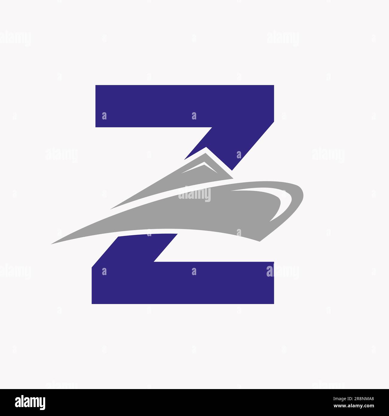 Letter Z Cruise Ship Logo Boat Icon. Yacht Symbol, Marine Logotype ...