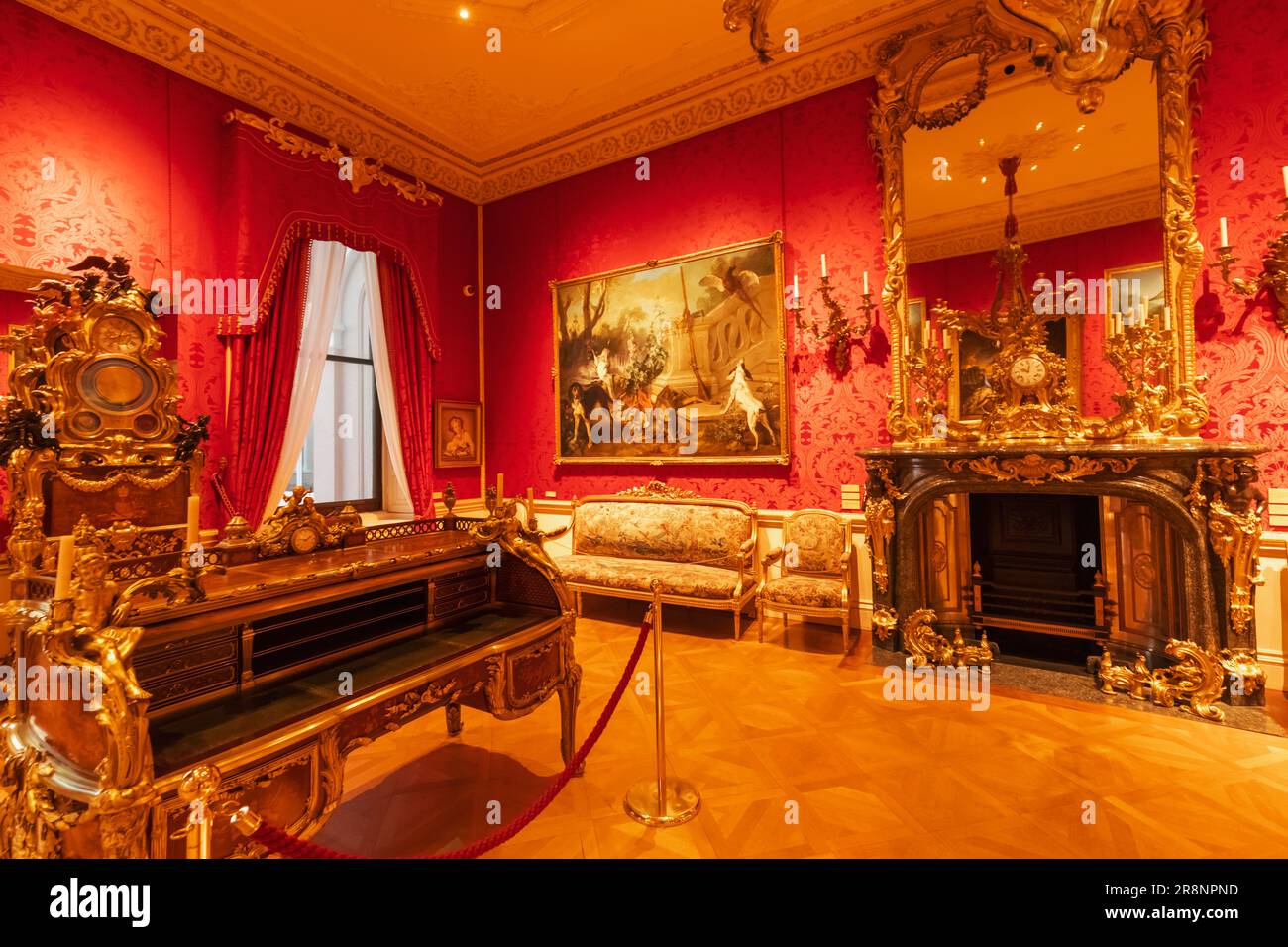 England, London, Heartford House, The Wallace Collection Museum, Interior View Stock Photo