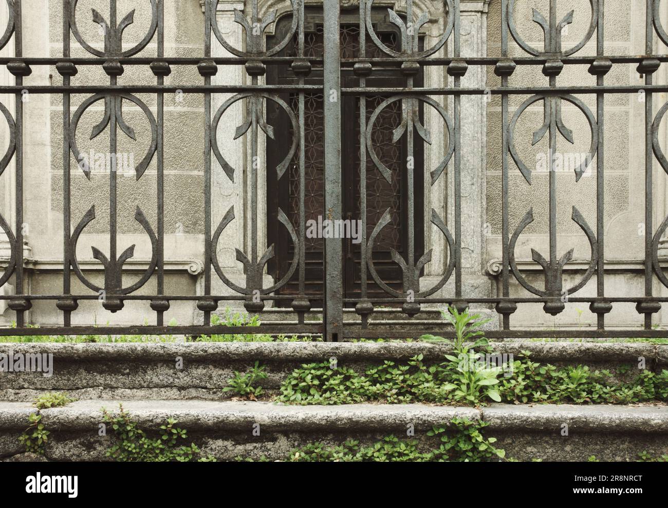 Decorative wrought iron gate in hi-res stock photography and images - Alamy