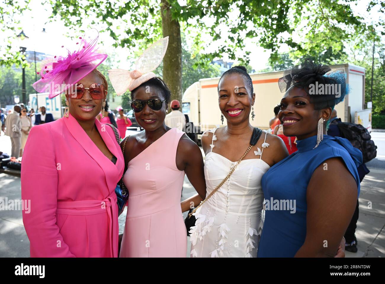 Black Country Women in Leadership met outside the V A this morning for Ascot Ladies Day 2023 .It s the most fashionable date in the social calendar to celebrate Royal Ascot Ladies Day in