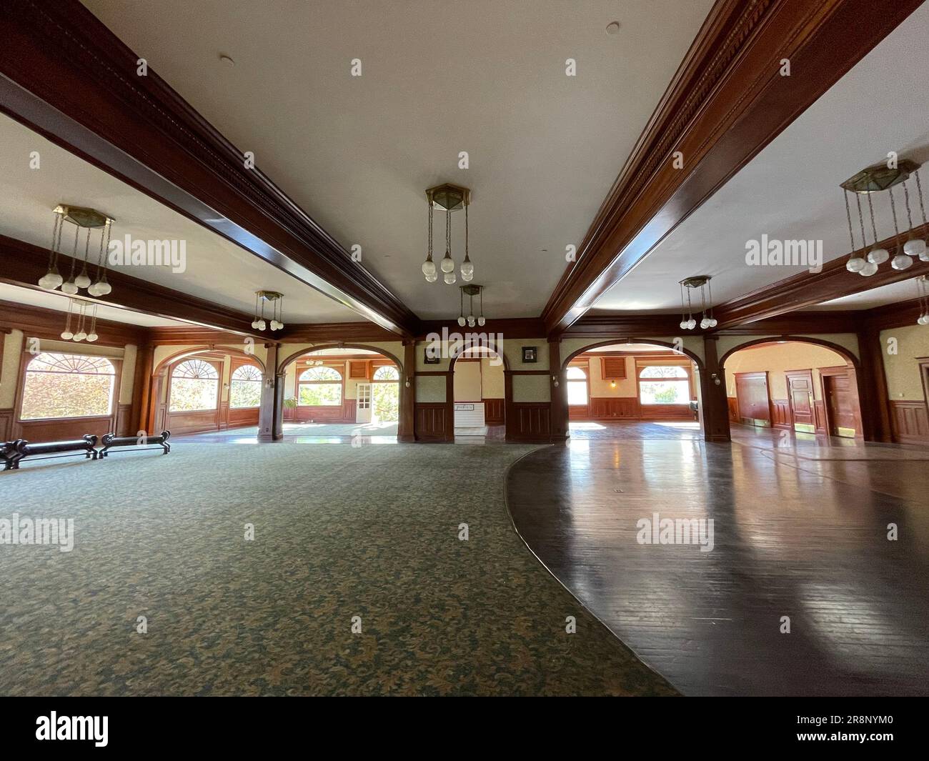 Stanley Hotel in Estes Park, Colorado Stock Photo
