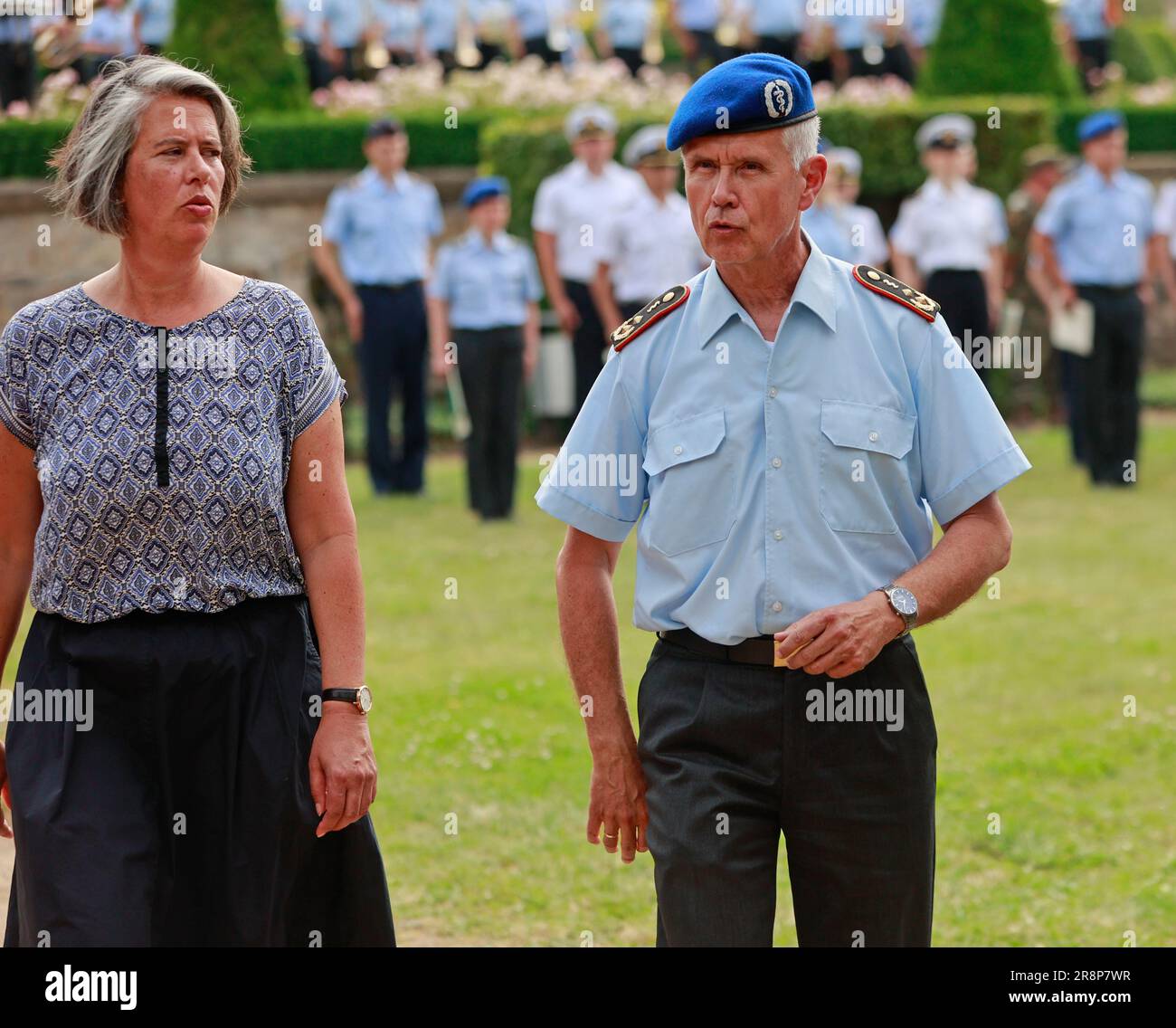 Blankenburg, Germany. 22nd June, 2023. Tamara Zieschang (CDU, l ...