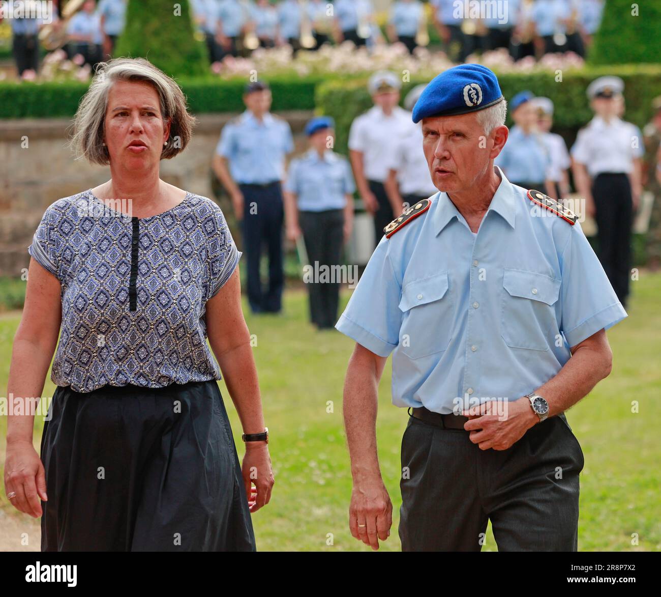 Blankenburg, Germany. 22nd June, 2023. Tamara Zieschang (CDU, l ...