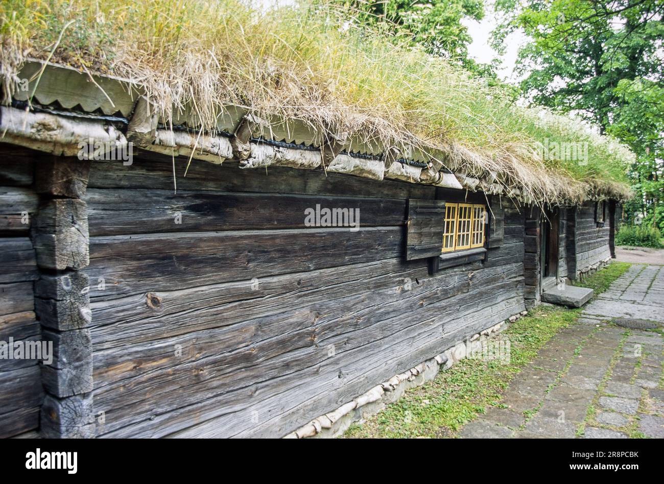 old cottage in Nykoping (tova stugan) 16 century Stock Photo