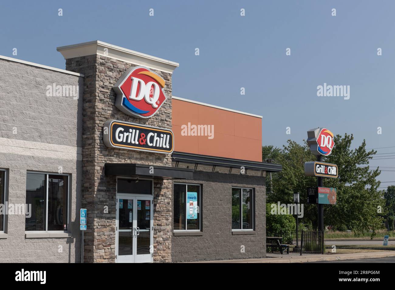 Lafayette June 21, 2023 Dairy Queen restaurant. DQ is a subsidiary of Berkshire Hathaway
