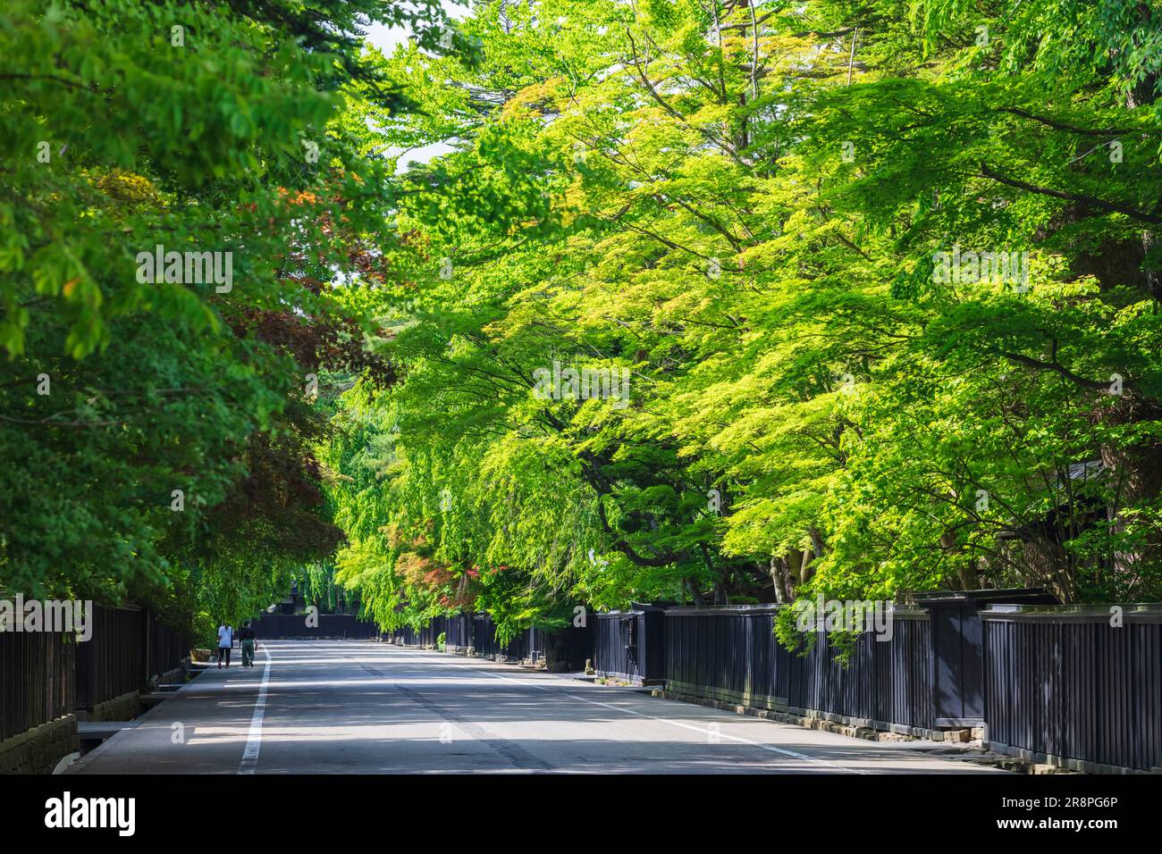 Kakunodate Buke Yashiki Street Stock Photo - Alamy