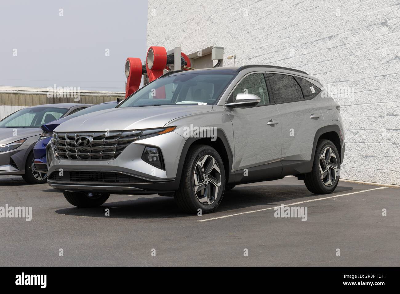 Lafayette - June 18, 2023: Hyundai Tucson display at a dealership ...