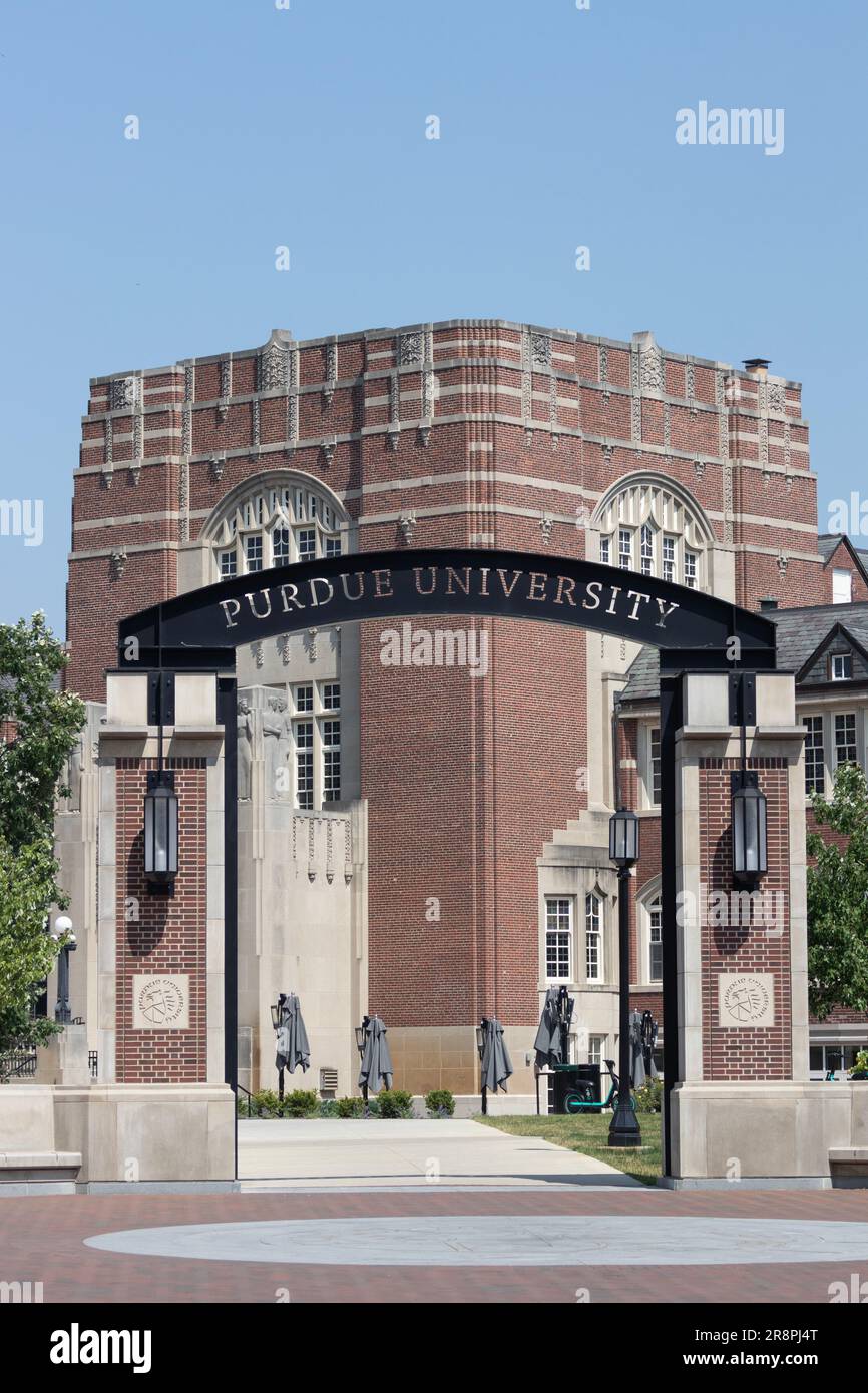 West Lafayette - June 21, 2023: Purdue University Memorial Union and ...