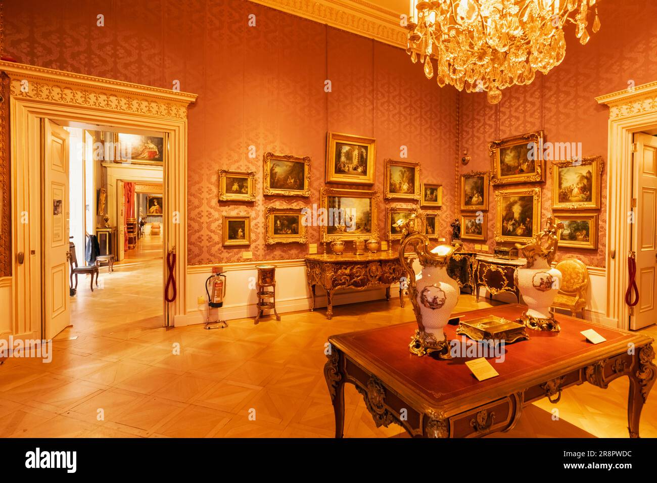England, London, Heartford House, The Wallace Collection Museum, Interior View Stock Photo