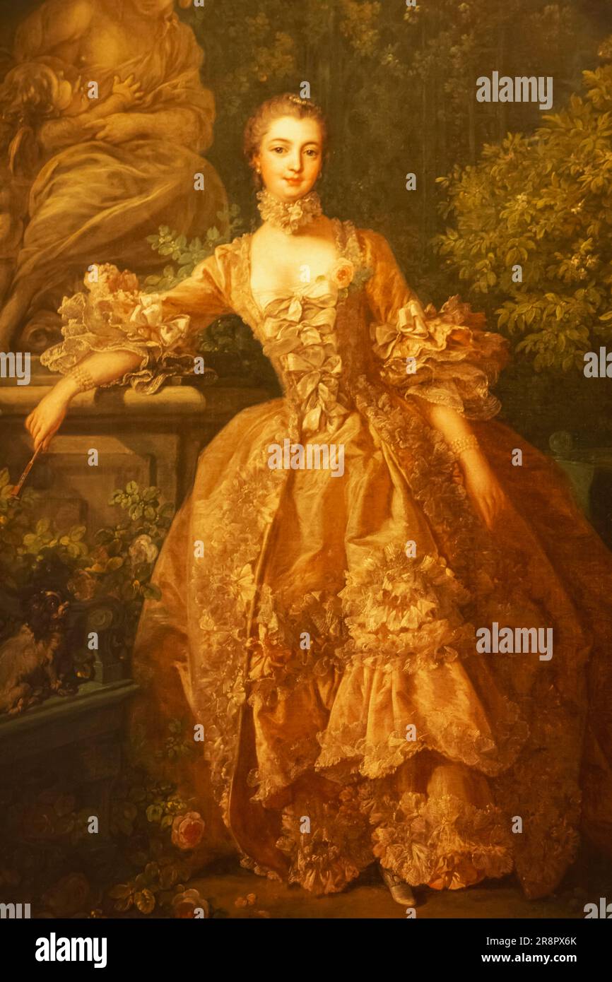 Painting of madame de pompadour by francois boucher dated 1759 hi-res