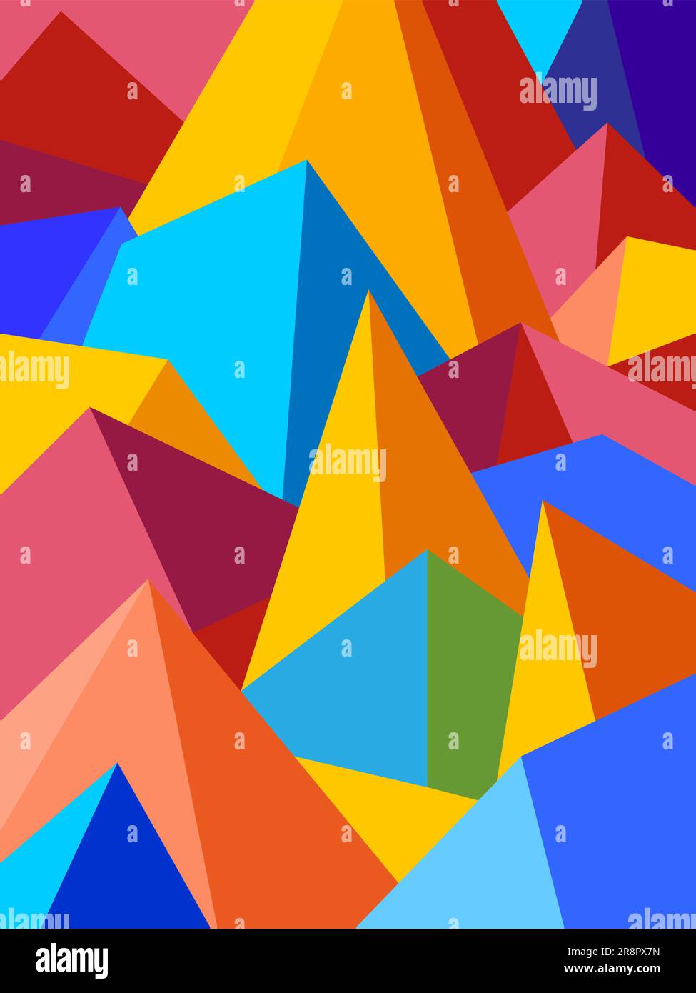 Seamless abstract polygonal contour blank pattern. A pattern of