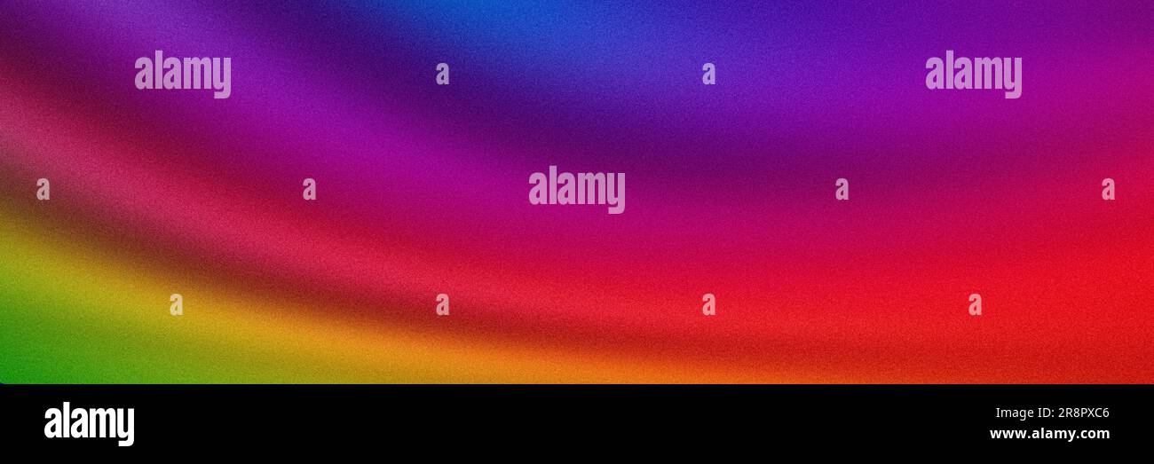 Vibrant colors grainy background abstract red blue orange purple gradient banner web header poster design, copy space Stock Photo