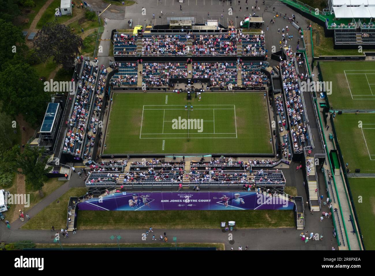 Edgbaston Priory Club, Birmingham 22nd June 2023 Aerial views of the