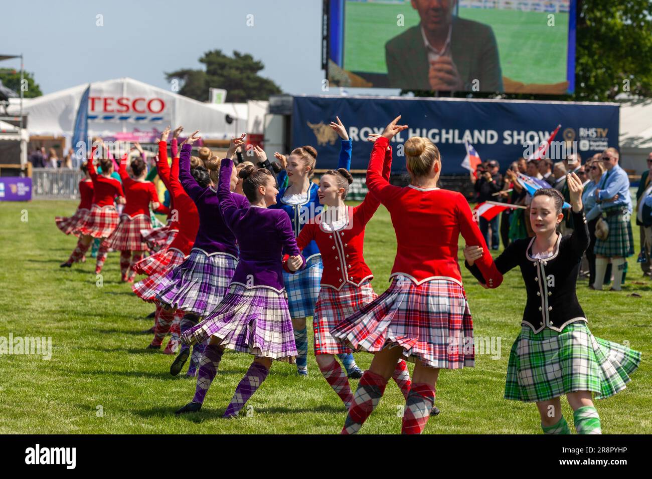 Edinburgh, Scotland, 22/06/2023, Highland Dancers performing in the