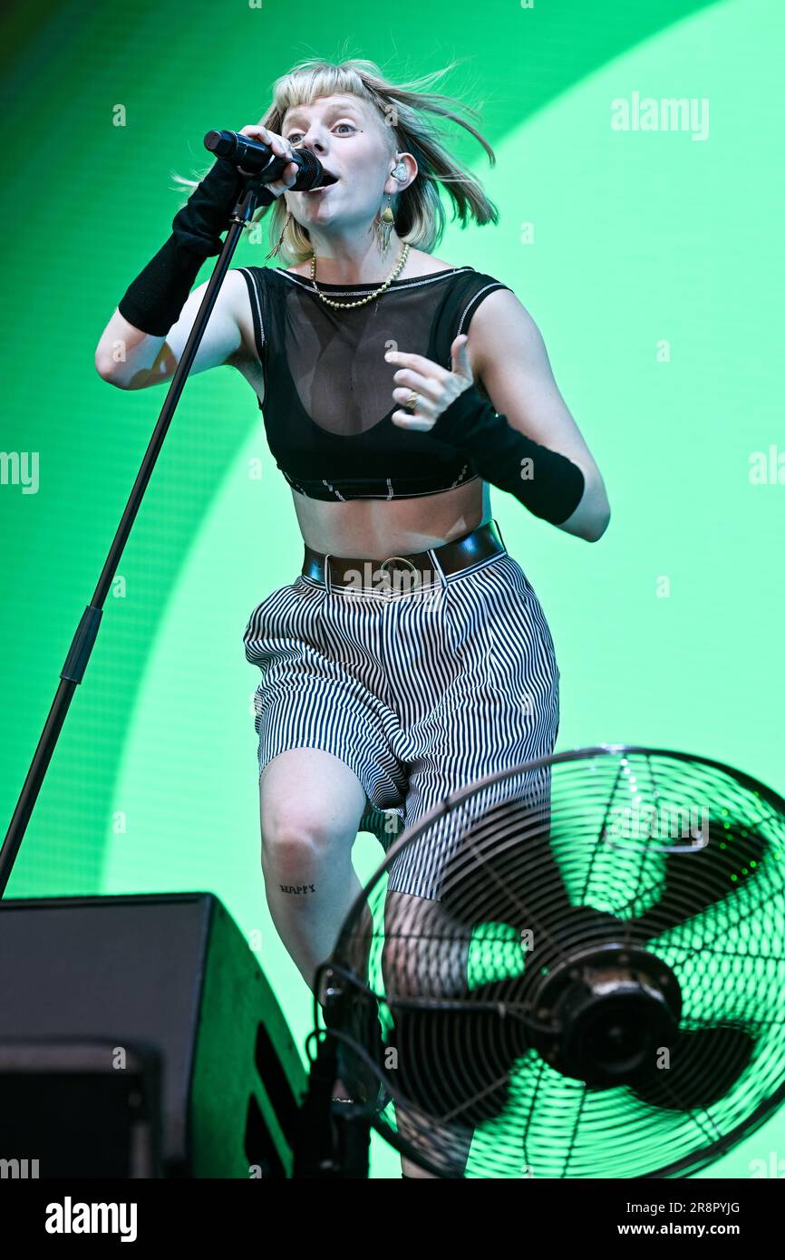 Prague, Czech Republic. 22nd June, 2023. Norwegian singer Aurora