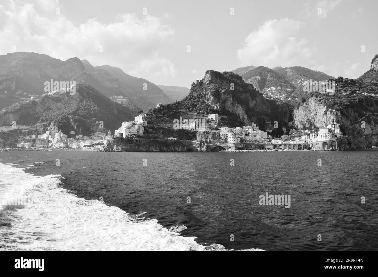 Amalfi cruise Black and White Stock Photos & Images - Alamy