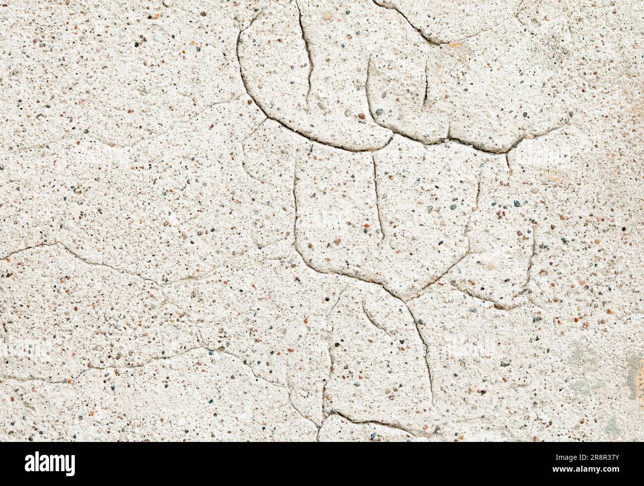 Old wall covered with cement plaster with deep cracks Stock Photo Alamy