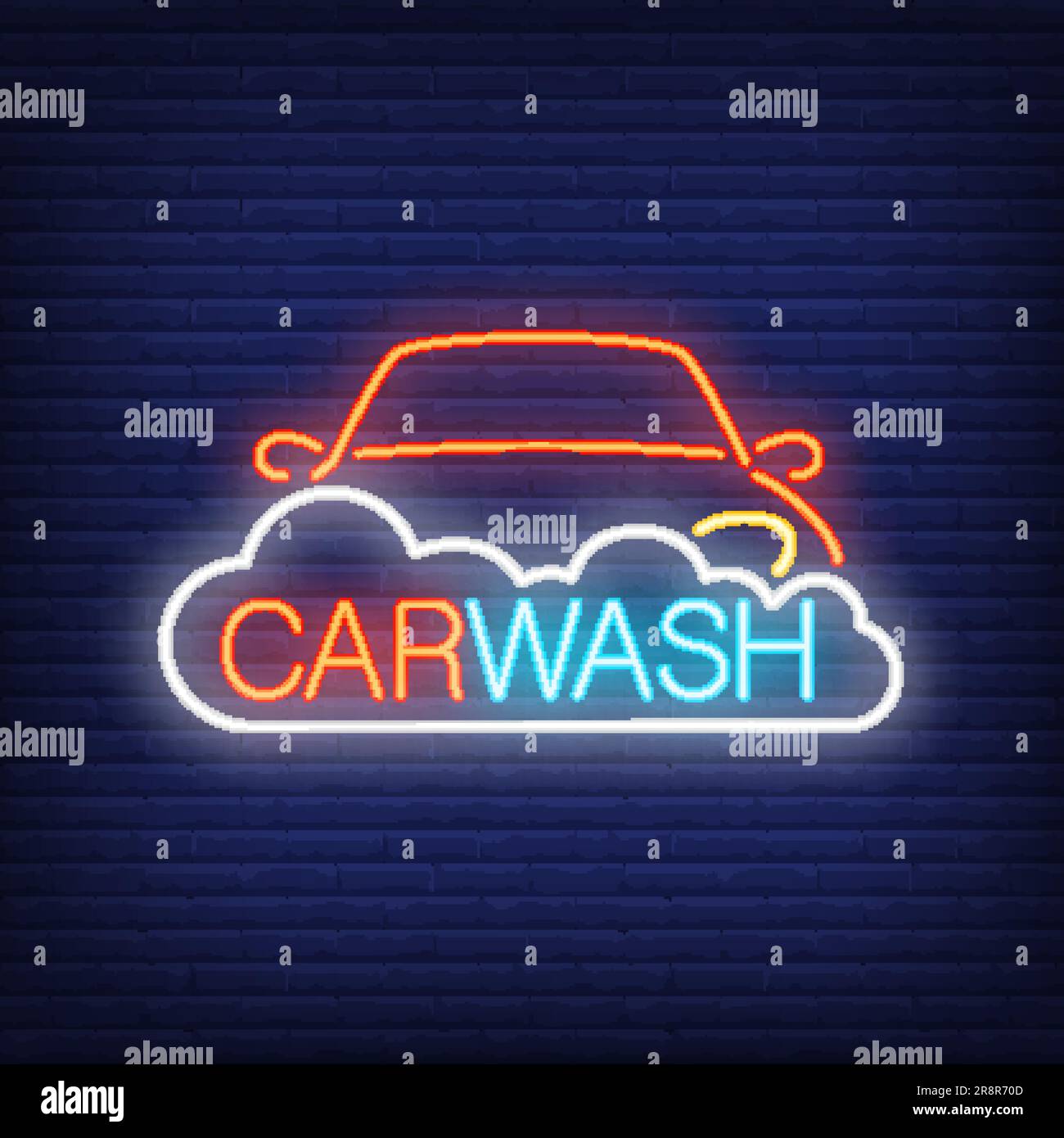 Black dirty car in white soap foam at car wash service station 7485971  Stock Photo at Vecteezy
