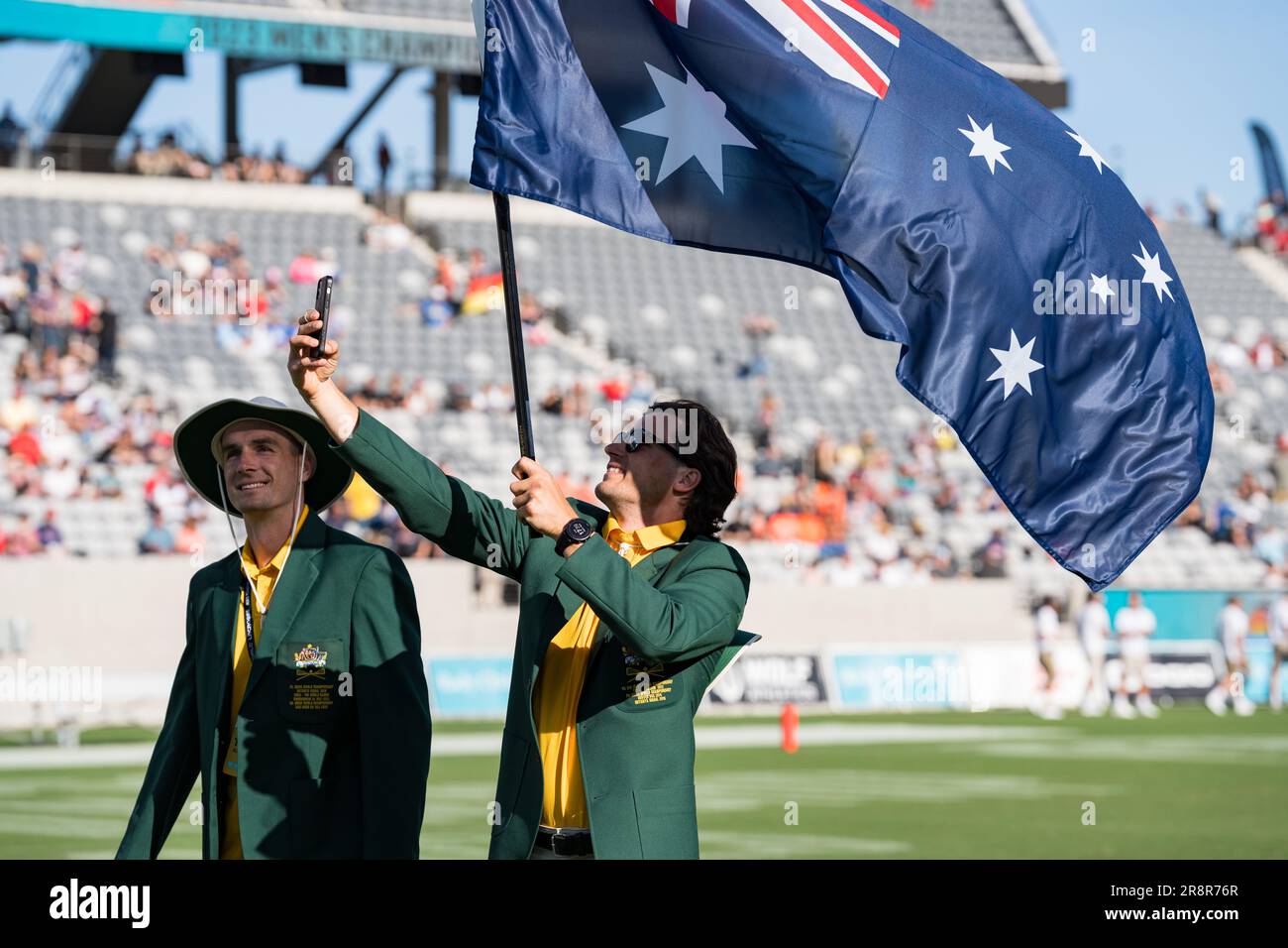San Diego, USA. 21st June, 2023. Team Australia at opening ceremonies