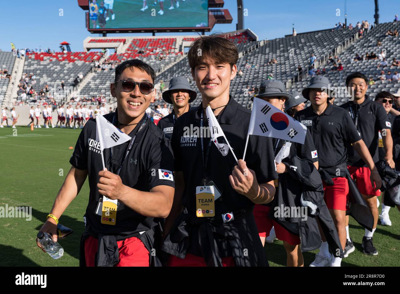 San Diego, USA. 21st June, 2023. Team Korea at opening ceremonies for