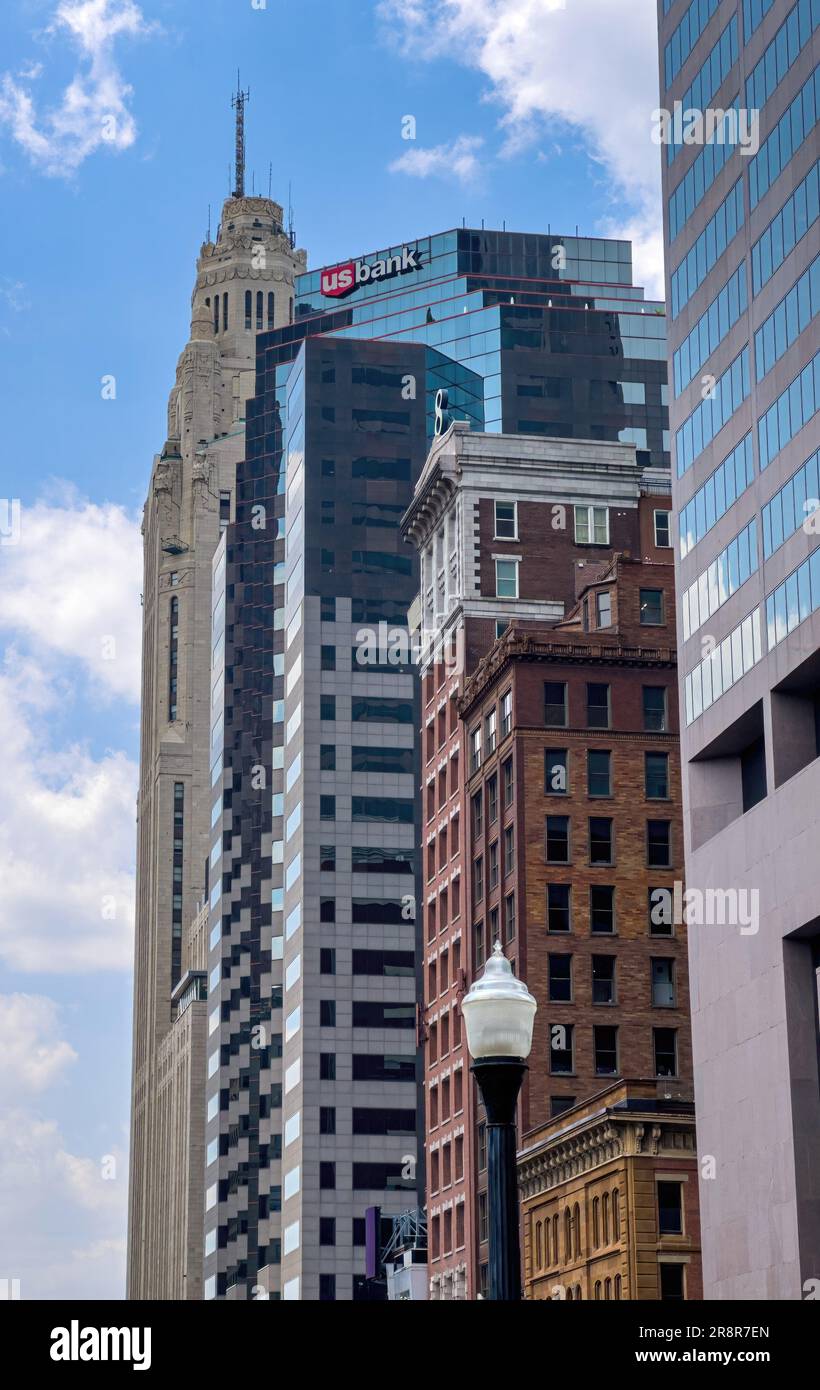 US bank in Downtown Columbus Stock Photo Alamy