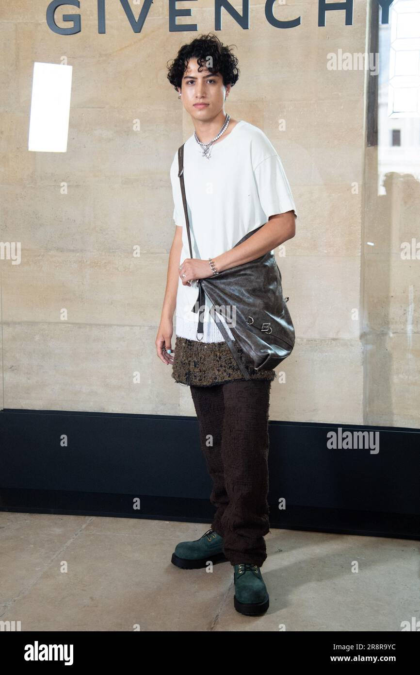 Paris, France. 22nd June, 2023. Kemio attending the Givenchy Photocall during the Givenchy Menswear Spring/Summer 2024 show as part of Paris Fashion Week in Paris, France on June 22, 2023. Photo by Aurore Marechal/ABACAPRESS.COM Credit: Abaca Press/Alamy Live News Stock Photo