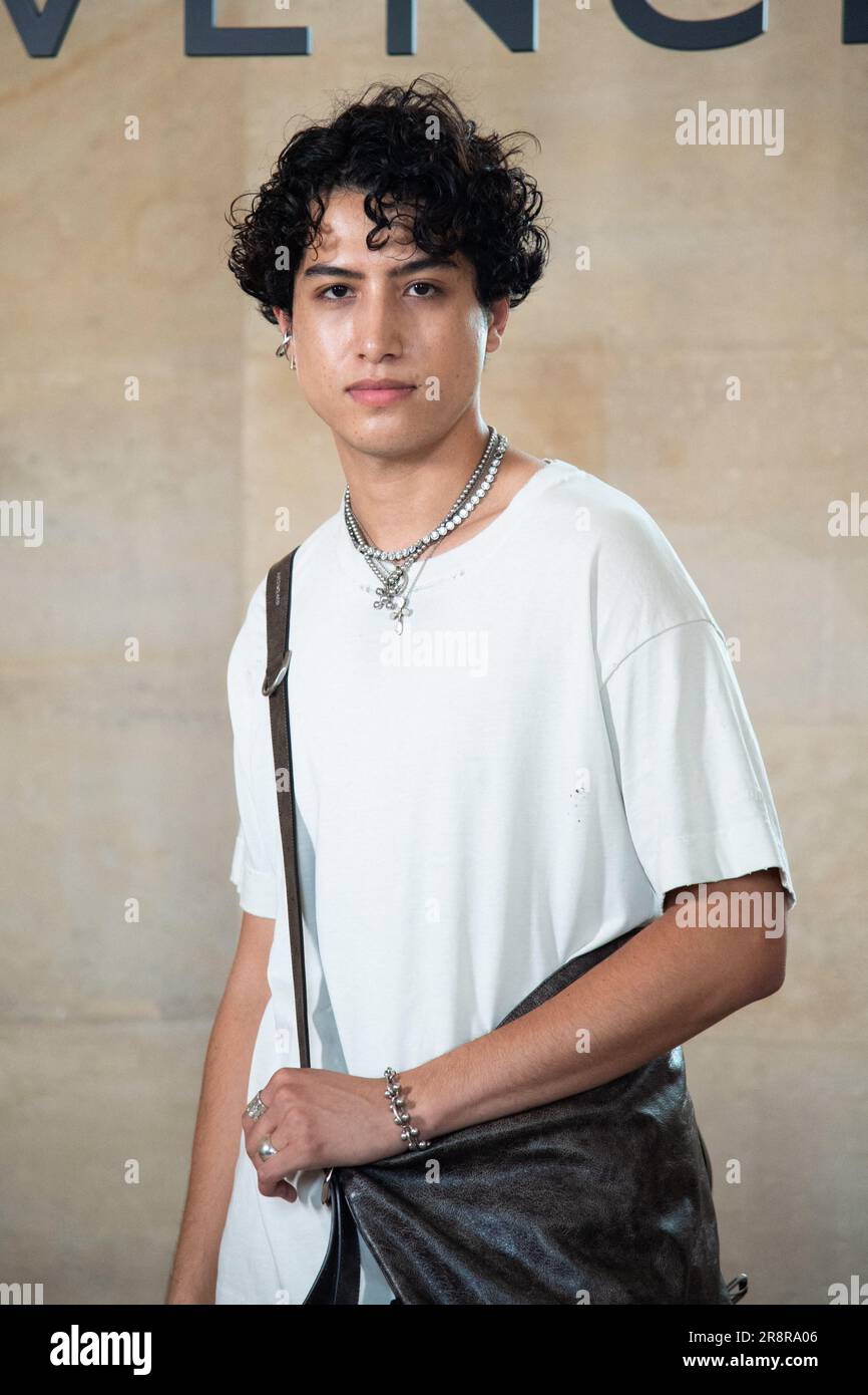 Paris, France. 22nd June, 2023. Kemio attending the Givenchy Photocall during the Givenchy Menswear Spring/Summer 2024 show as part of Paris Fashion Week in Paris, France on June 22, 2023. Photo by Aurore Marechal/ABACAPRESS.COM Credit: Abaca Press/Alamy Live News Stock Photo