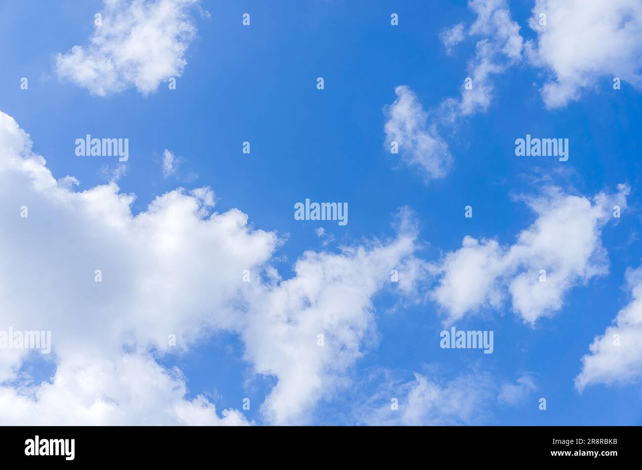 Mesmerizing photograph showcasing a radiant blue sky with billowing ...