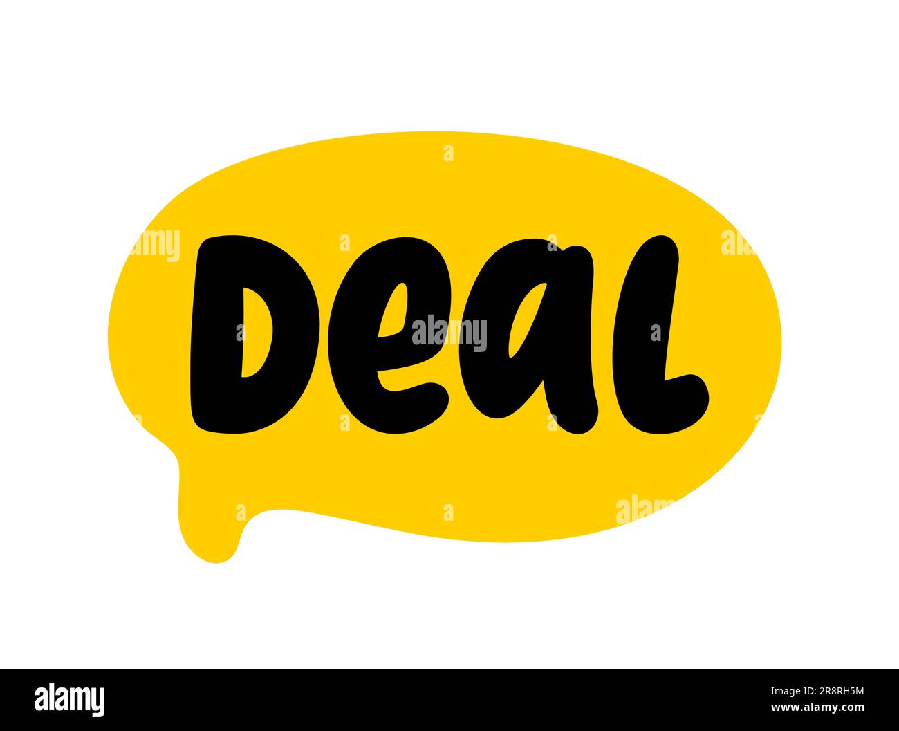 DEAL Word Text On Talk Shape Yes I Agree Vector Illustration Of Deal deal-word-text-on-talk-shape-yes-i-agree-vector-illustration-of-deal