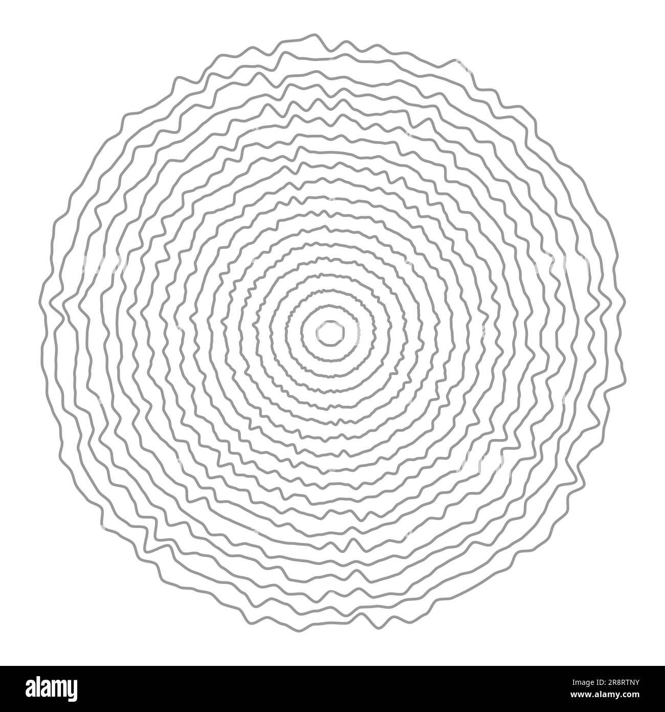 A circle with broken lines. Template for prints, backgrounds, decorations, interior design and creative ideas Stock Vector