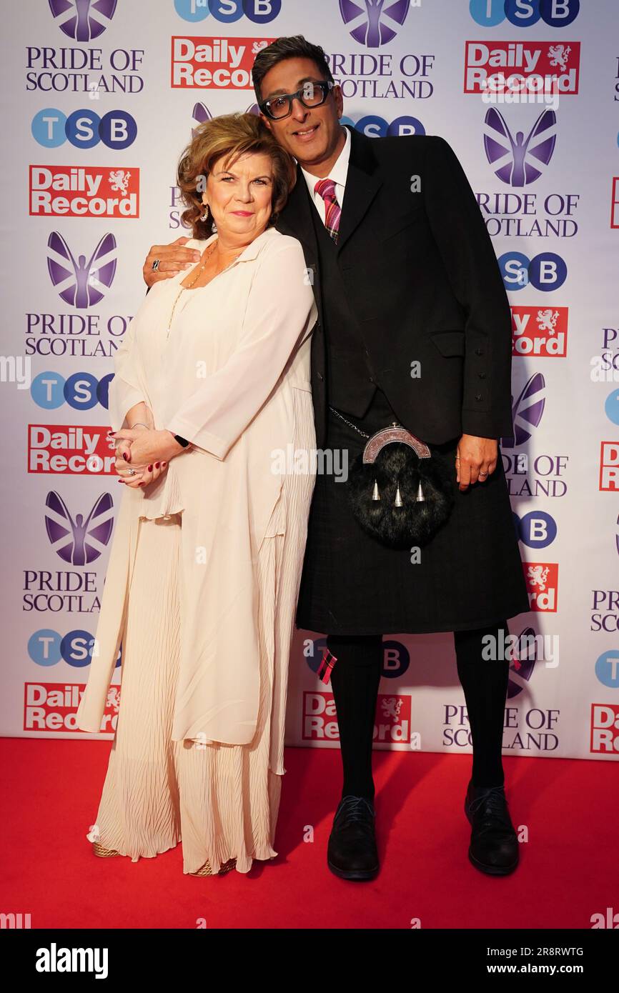 Elaine C. Smith arrives for the Pride of Scotland Awards at the ...