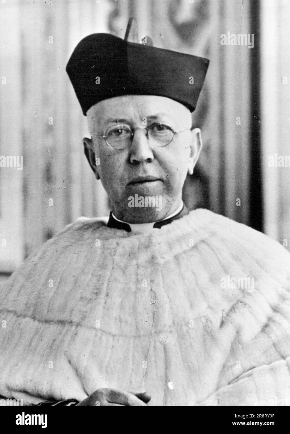 Cardinal Mooney - Archbishop of Detroit - Edward Mooney, created Cardinal in 1946; he was born in Mount Savage, U.S.A., in 1882. February 24, 1954. (Photo by Camera Press). Stock Photo