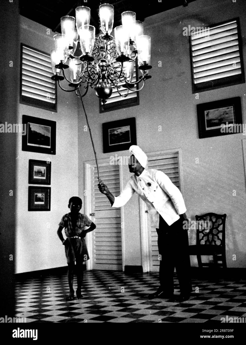 Entrance of the resort's central buildings illustrates the simple