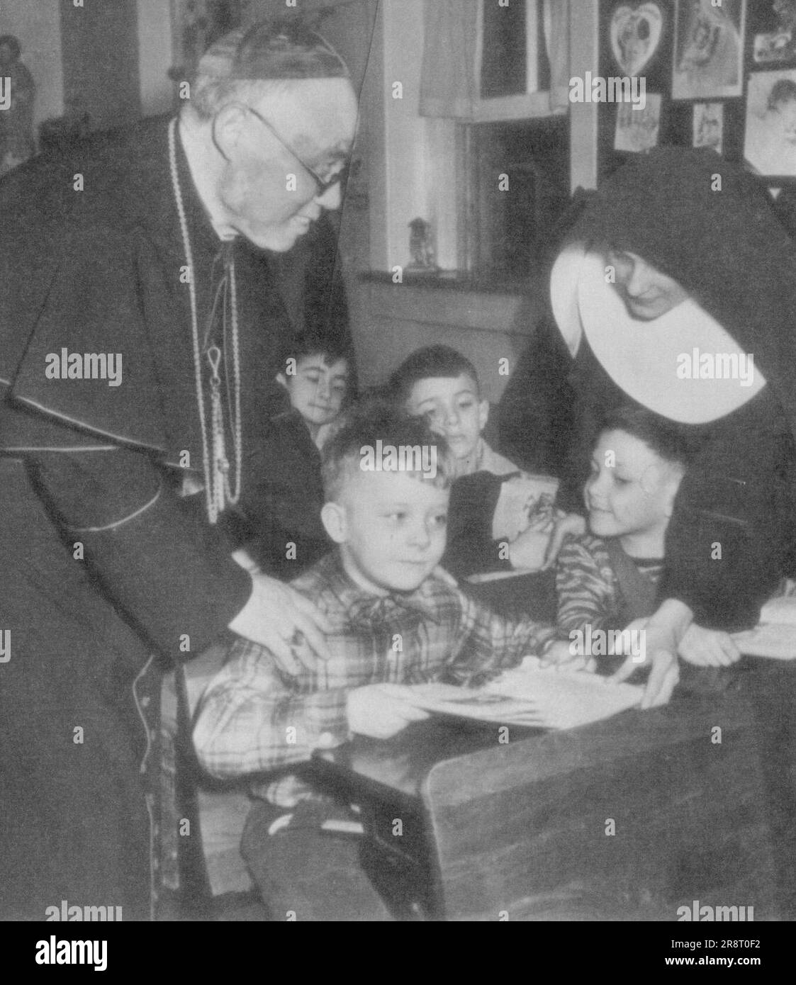 Cardinal Elect Tien Visits School House Bishop Thomas Tien Tsingtao cardinal-elect-tien-visits-school-house-bishop-thomas-tien-tsingtao